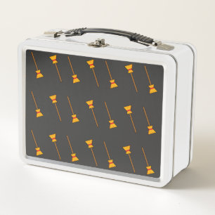 Witch Broom Metal Lunch Box