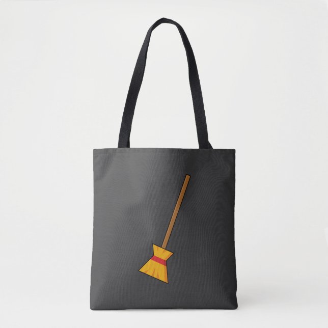 Witch Broom Tote Bag (Front)