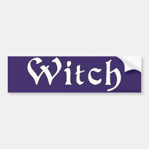 Witch Bumper Sticker