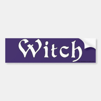 Witch Bumper Sticker