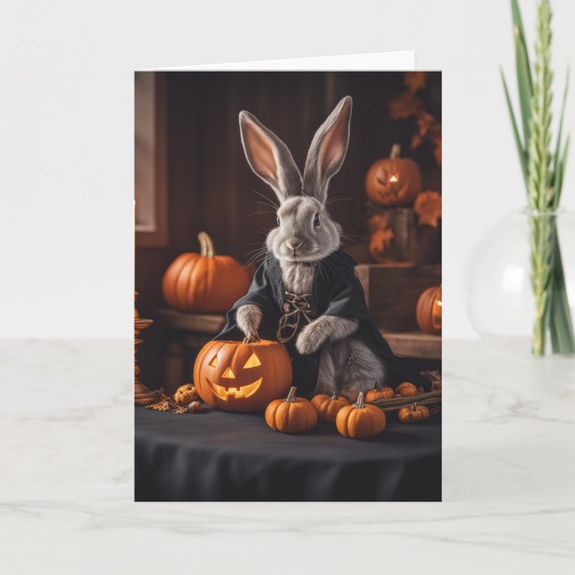 Witch Bunny  Card (Front)