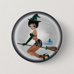 Witch Button by Nicole Pederson
