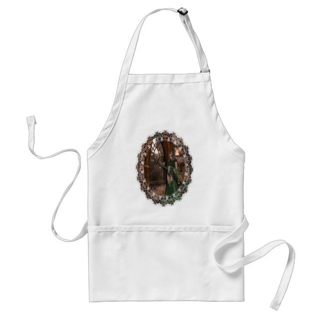 Witch by the Window :: Halloween Designs Standard Apron (Front)