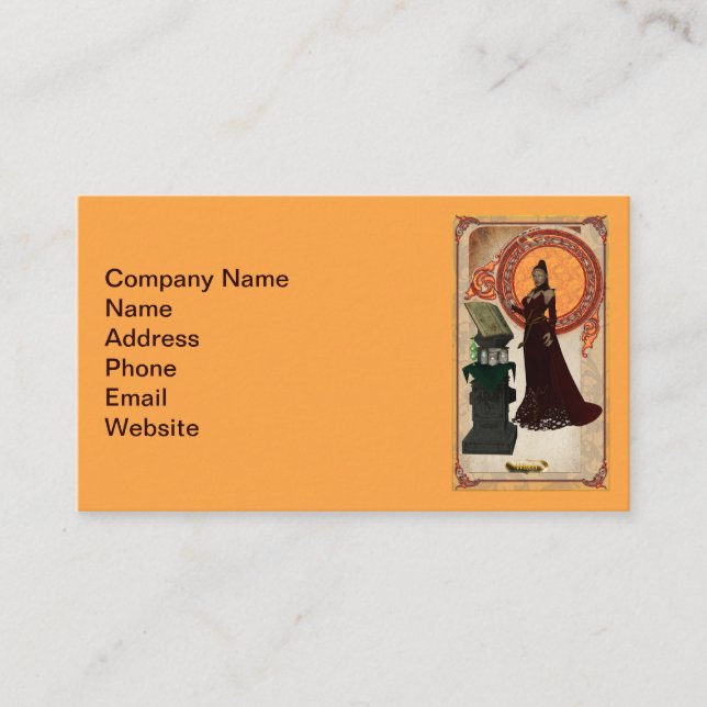 Witch Card Business Card (Front)