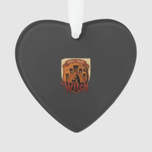 Witch Castle Cauldron Owl Bats_1 Ornament