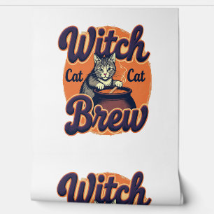 Witch Cat Brew Wallpaper
