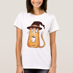 Witch Cat Coffee T-Shirt