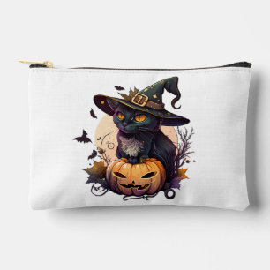 Witch Cat for Halloween  Accessory Pouch