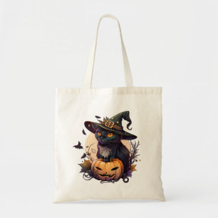 Witch Cat for Halloween  Tote Bag