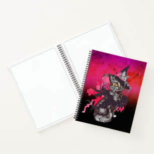 Witch Cat Notebook