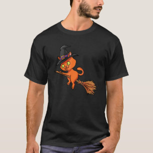 Witch Cat Spooky Pet T-Shirt