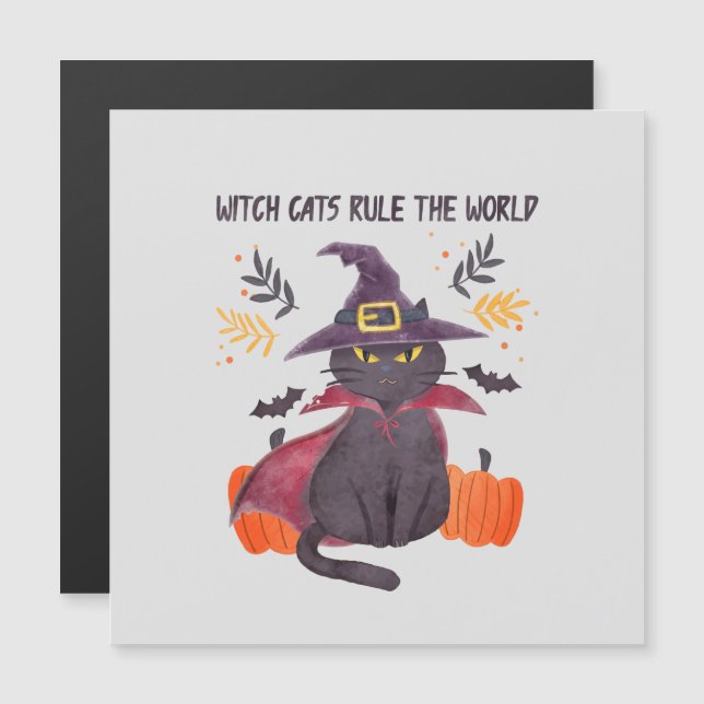 Witch Cats Rule The World – Black Cat (Front/Back)