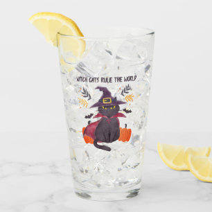 Witch Cats Rule The World – Black Cat Glass