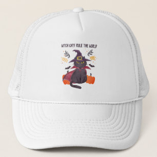Witch Cats Rule The World Trucker Hat