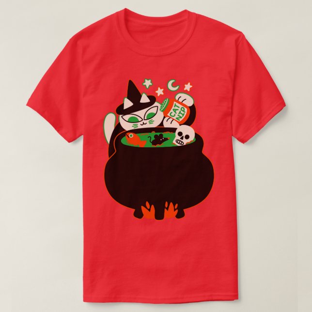 Witch Cats Secret Ingredient T-Shirt (Design Front)