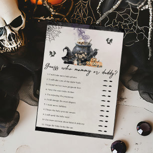Witch Cauldron Brewing Guess Who Mummy or Daddy