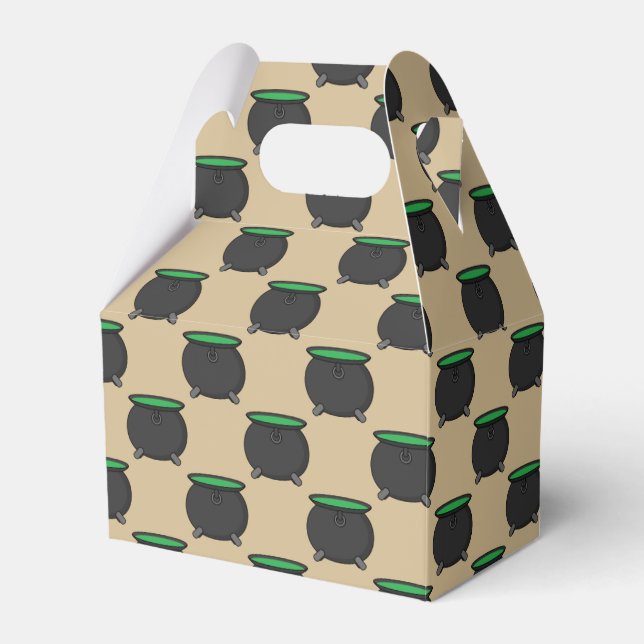 Witch Cauldron Favour Box (Front Side)