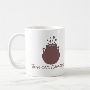 witch cauldron girl friend gift custom name sweet  coffee mug