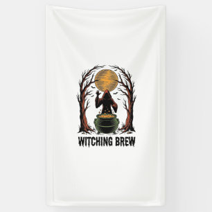 Witch Cauldron Halloween Vintage Engraving Shirt_1 Banner