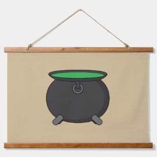 Witch Cauldron Hanging Tapestry