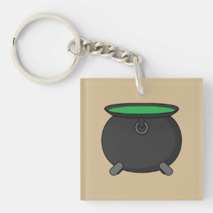 Witch Cauldron Key Ring
