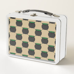 Witch Cauldron Metal Lunch Box