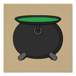 Witch Cauldron Poster
