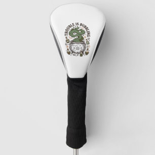 Witch Cauldron Shirt Trouble Is Bubbling_1 Golf Head Cover