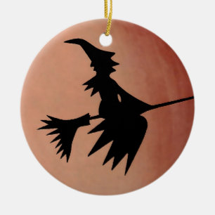 Witch Ceramic Tree Decoration