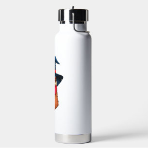 Witch Chicken Funny Halloween Horror Scary Water Bottle