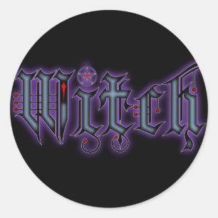 Witch Classic Round Sticker