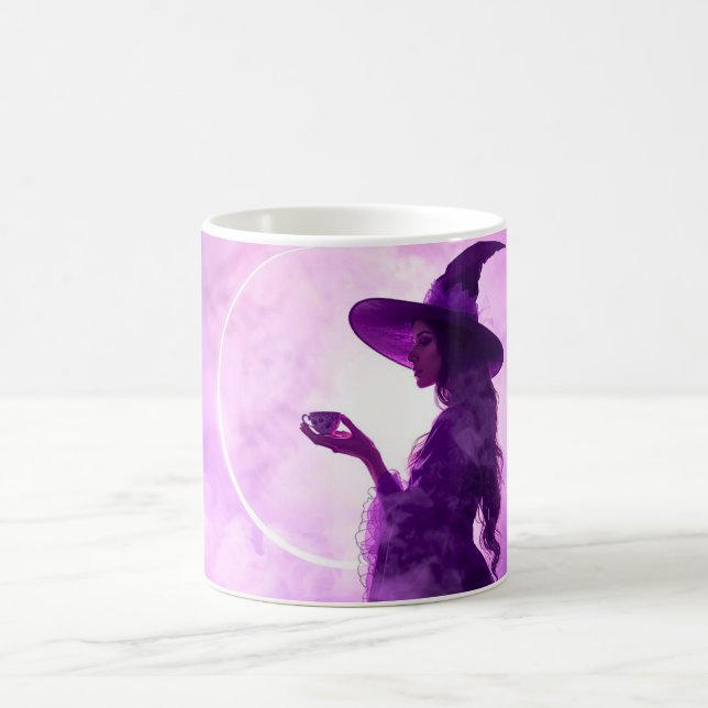 Witch Coffee Mug | Moonlight Halloween Cup (Center)