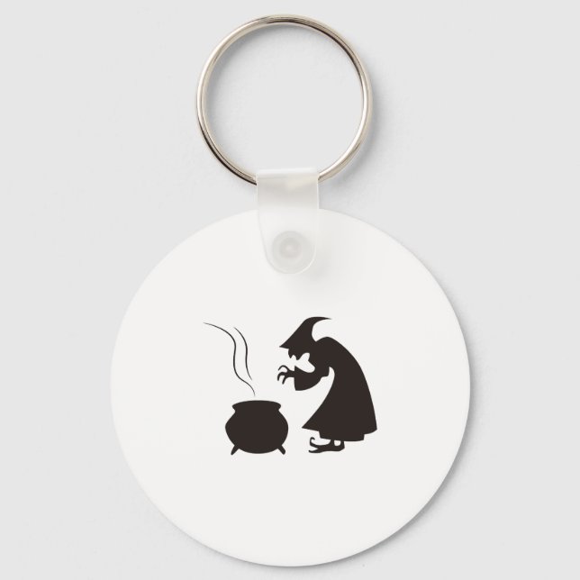 witch cooking key ring (Front)