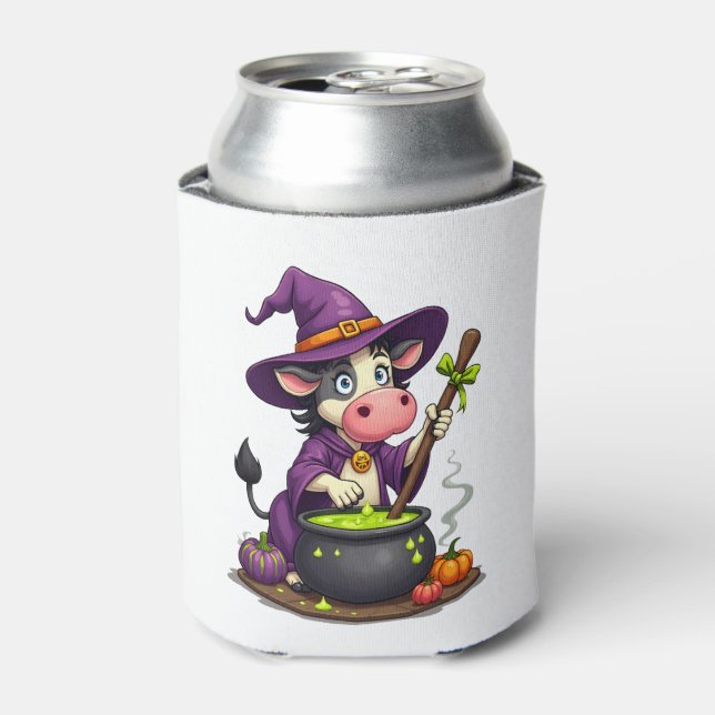Witch Cow Cauldron Brew Can Cooler (Can Front)