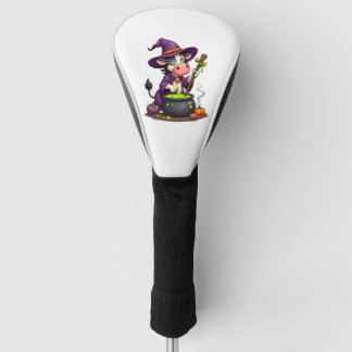 Witch Cow Cauldron Brew Golf Head Cover