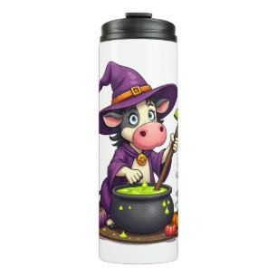 Witch Cow Cauldron Brew Thermal Tumbler