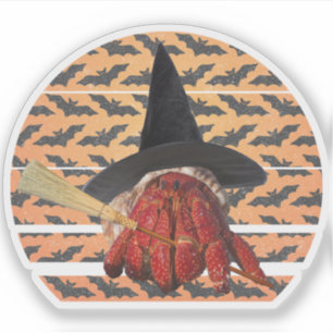 Witch Crab Funny Halloween Hermit Crab Lover