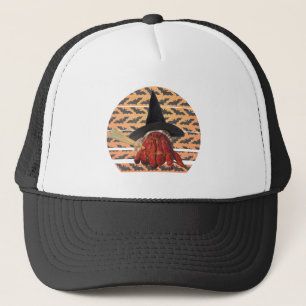 Witch Crab Funny Halloween Hermit Crab Lover Trucker Hat
