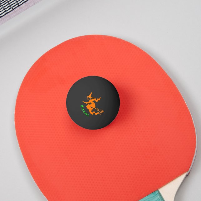 Witch Custom Player Team Name Party Black Beer Ping Pong Ball (Witch Custom Player Team Name Party Black Beer Ping Pong Ball)