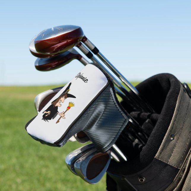 Witch Design Golf Head Cover (In Situ)