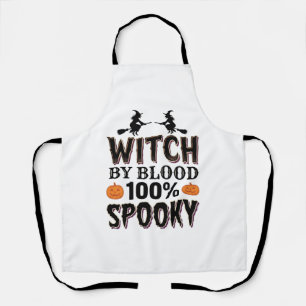 Witch DNA Design Spooky Halloween Humor_1 Apron