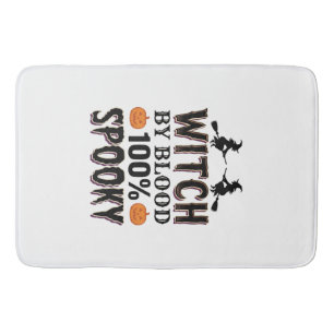 Witch DNA Design Spooky Halloween Humor_1 Bath Mat
