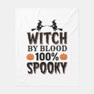 Witch DNA Design Spooky Halloween Humor_1 Fleece Blanket