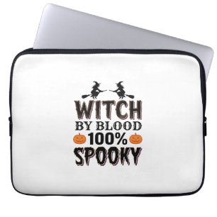Witch DNA Design Spooky Halloween Humor_1 Laptop Sleeve