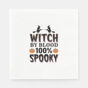 Witch DNA Design Spooky Halloween Humor_1 Napkin