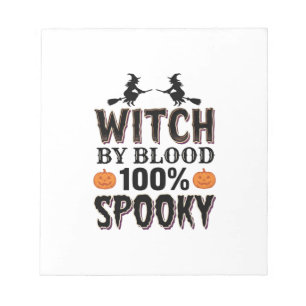 Witch DNA Design Spooky Halloween Humor_1 Notepad