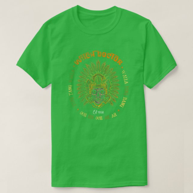Witch Doctor distressed T-Shirt (Design Front)