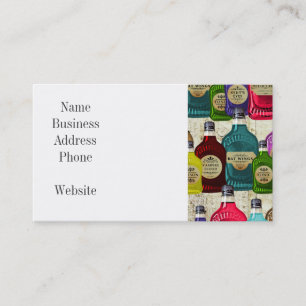 Witch Doctors Magic Potion Apothecary Tonic Bottle Business Card