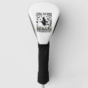 Witch Driving Pun Shirt Funny Vintage Halloween Gr Golf Head Cover