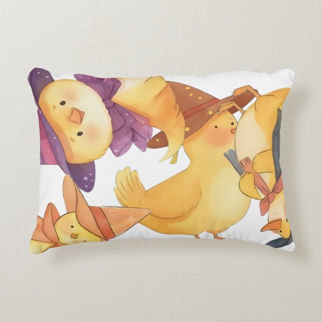 Witch Duck Decorative Cushion (Front)